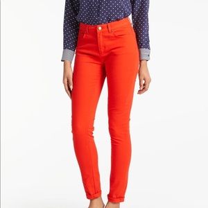 Boden red jeans size 8 tall
